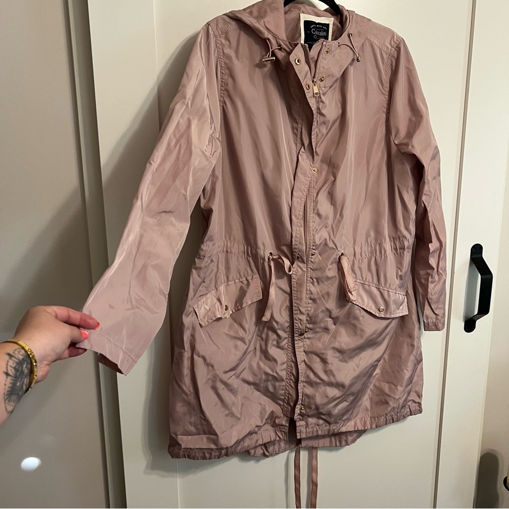 Cavalini Pink Utility Jacket Lightweight Casual Design